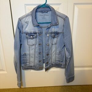 Light Wash Jean Jacket Aeropostale